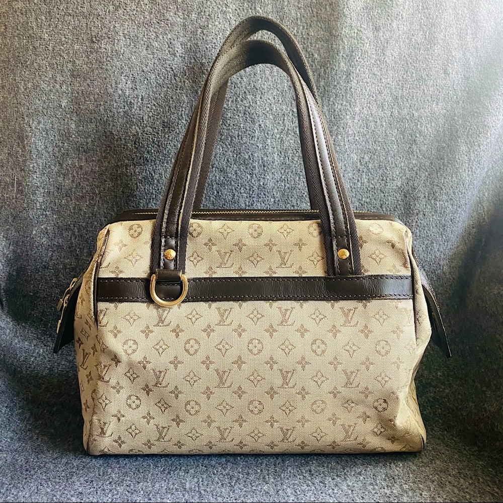 Louis Vuitton LV Hand Bag Josephine PM Beige Monogram